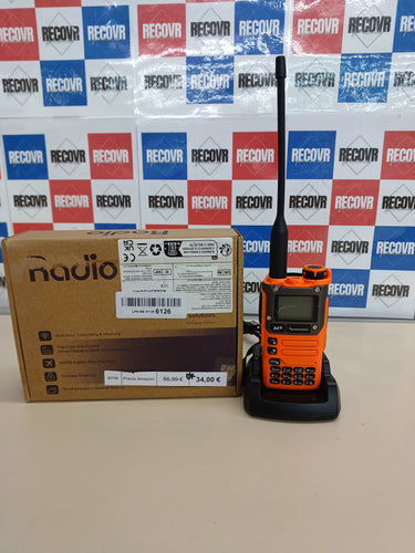 Walkie Talkie Recargable Largo Alcance Auricular, 200 Canales